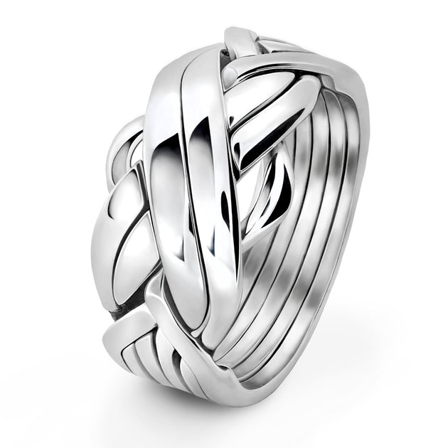 Mens puzzle ring wedding on sale band